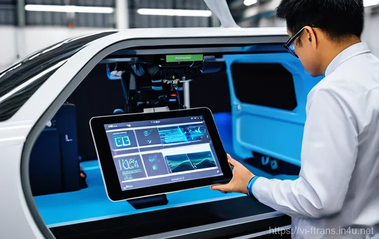 하늘을 나는 자동차 안전성 - **Prompt:** "A panoramic view of a futuristic Ho Chi Minh City at sunset. Sleek, multi-rotor electri...