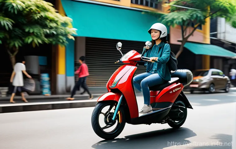 전기차 - **Urban Electric Harmony in Vietnam**
A bustling yet serene cityscape in Vietnam. The streets ar...