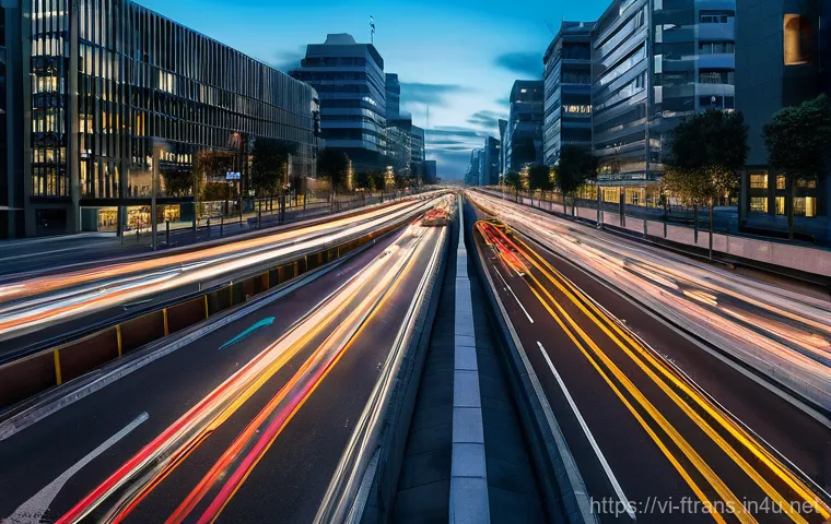 도로 인프라 디지털화 - Here are three detailed image generation prompts in English, reflecting the themes from the provided... 도로 인프라 디지털화 - Here are three detailed image generation prompts in English, reflecting the themes from the provided...