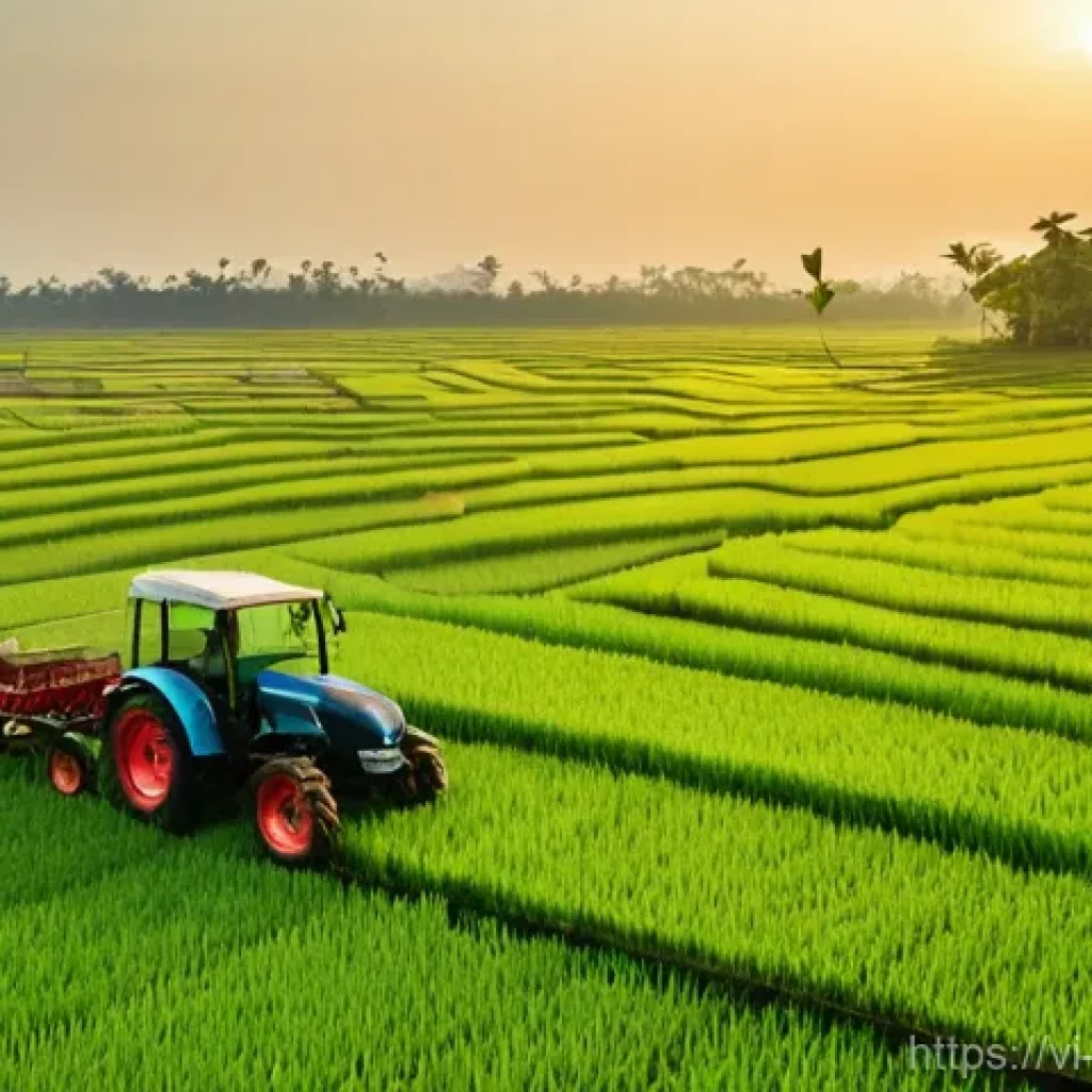 전기 드론 제조사 - **Prompt 1: Agricultural Harmony in Vietnam**
    A wide, picturesque shot of a vast, vibrant green ...