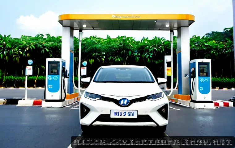 수소차 단점 - Photorealistic documentary-style scene in Ho Chi Minh City, Vietnam: a sleek hydrogen fuel-cell car ...